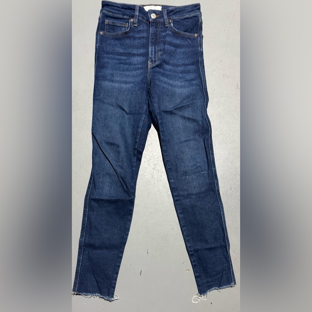 We The Free High Rise Blue Jeans